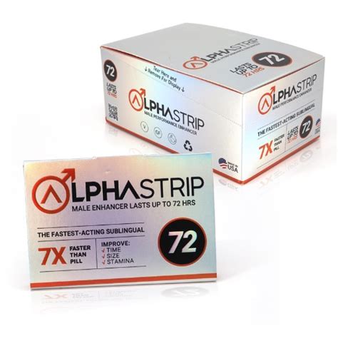 alphastrip live|AlphaStrip 72 Male Performance Enhancer